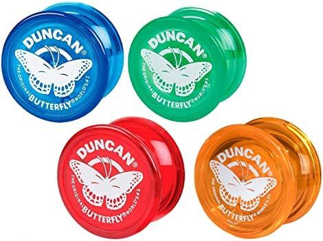 Duncan Toys Butterfly Yo-Yo, Beginner Yo-Yo with String, Steel Axle and Plastic Body, Mystery Col... | Amazon (US)