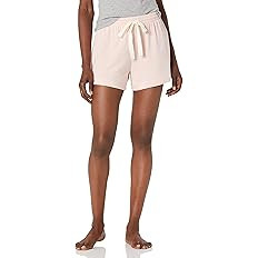 Amazon.com: Amazon Essentials Women's Lightweight Lounge Terry Pajama Short, Light Pink, Large : ... | Amazon (US)