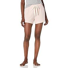Amazon.com: Amazon Essentials Women's Lightweight Lounge Terry Pajama Short, Light Pink, Large : ... | Amazon (US)