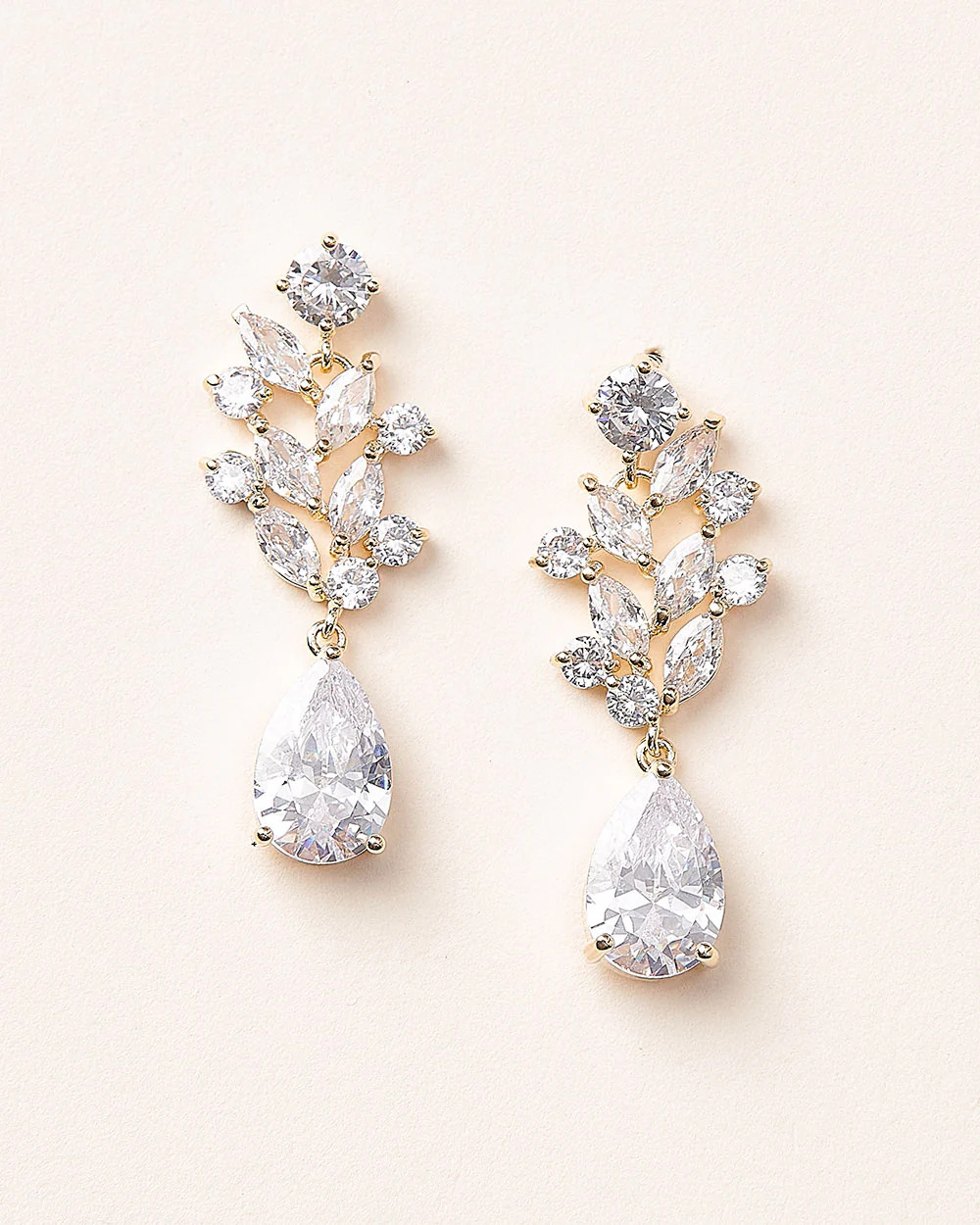 Anna Floral CZ Earrings | Dareth Colburn