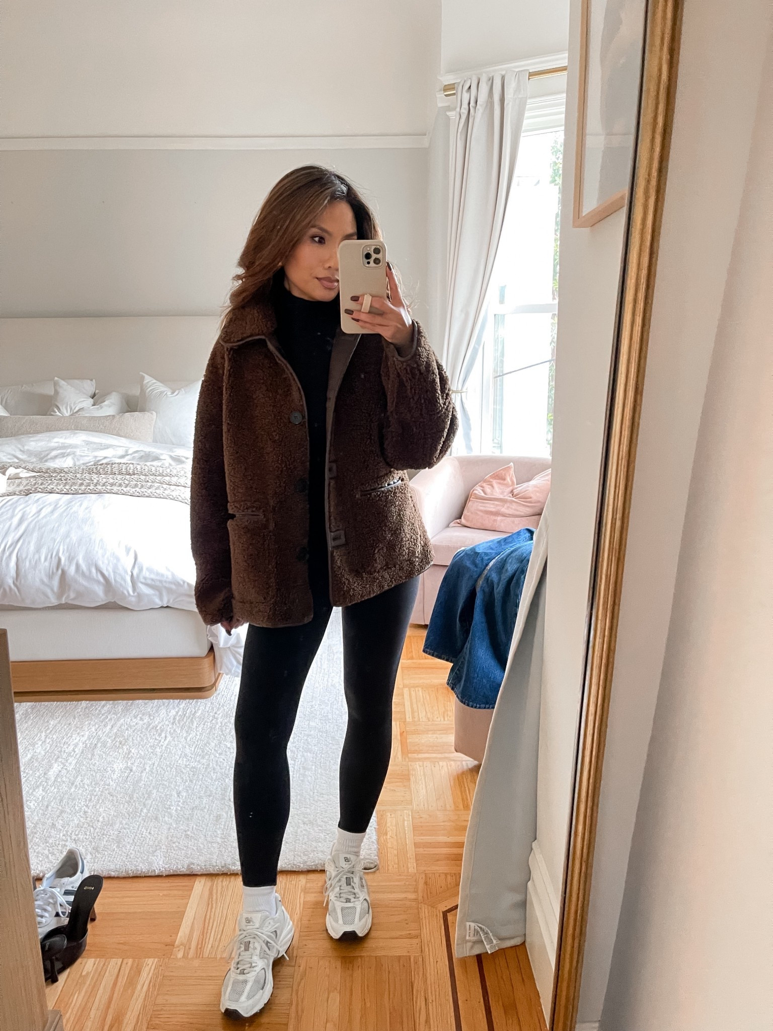 Love a fun coat dressed down with athleisure! 

Sizing:
Coat - tts,xs
Turtleneck - tts,xs
Leggings - tts, 4
Sneakers - run a little big but I stuck with true size, so comfy!

#LTKPetite #LTKFindsUnder100 #LTKActive
