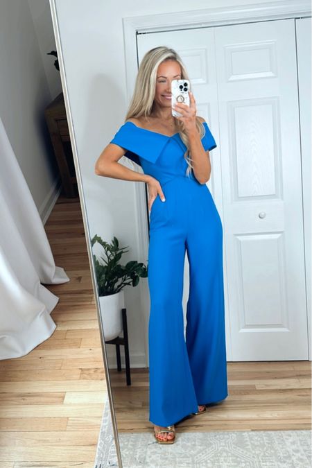 How gorgeous is this blue jumpsuit?!😍 Perfect for girls night out, dinner, or date night! Use code “Nikki20” to save! 

#LTKstyletip