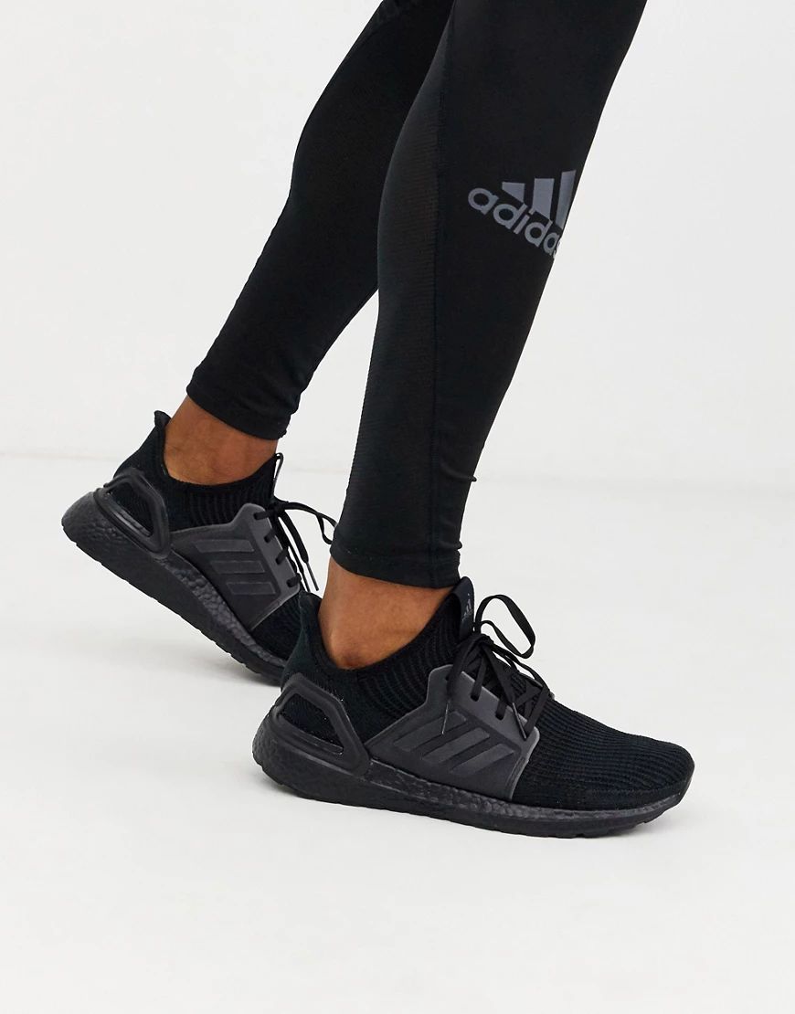 adidas Running Ultraboost 19 in triple black | ASOS (Global)