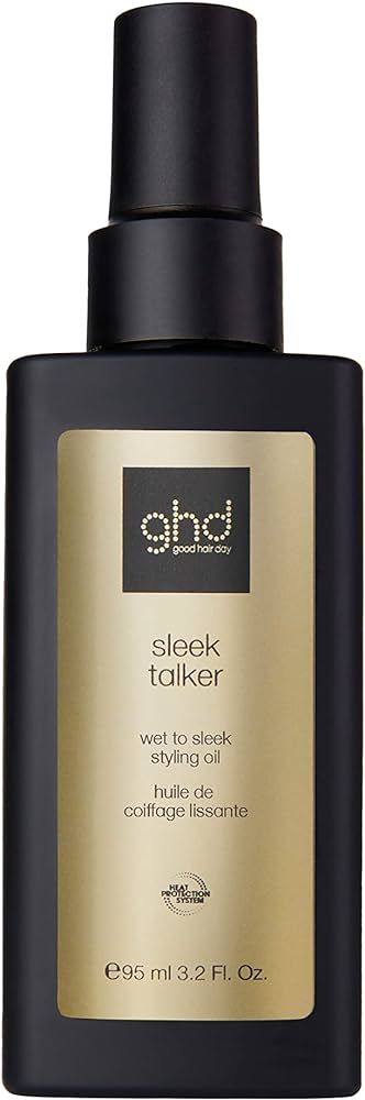 ghd Sleek Talker - Wet To Sleek Styling Oil, Smoothing and Softening Hair Oil With Heat Protectio... | Amazon (UK)