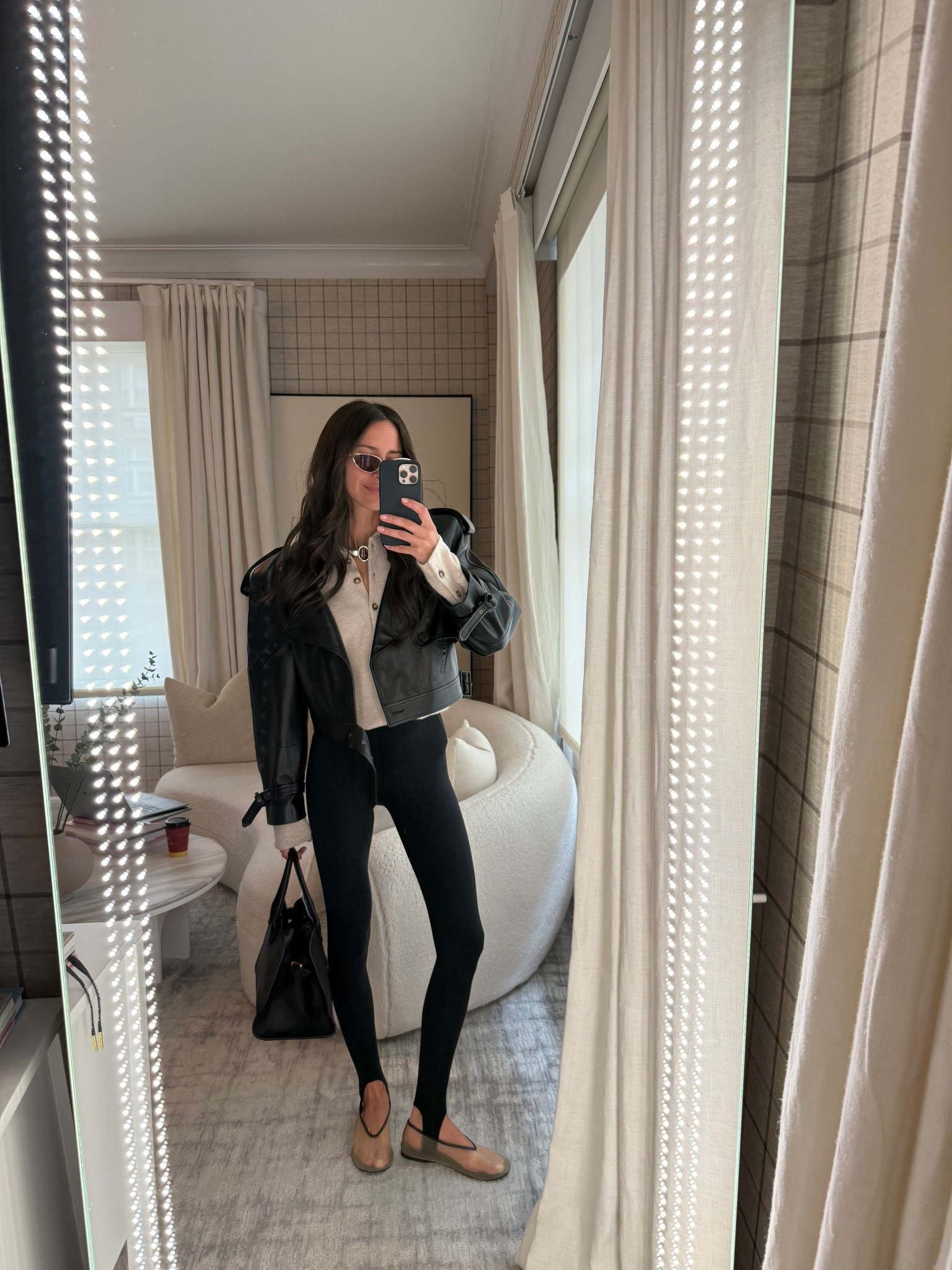 Jacket is YSL but linked similar 🖤