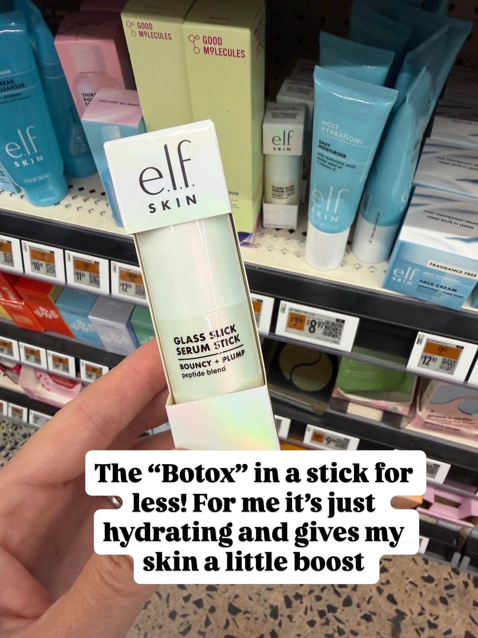 Elf has their own Botox in a stick balm! Doesn’t give you the same results but it is hydrating and I like to think it helps plump certain areas like around my eyes and lips. #walmartbeauty

#LTKBeauty