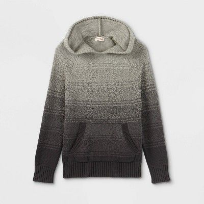 Boys' Ombre Hoodie Sweater - Cat & Jack™ Gray | Target