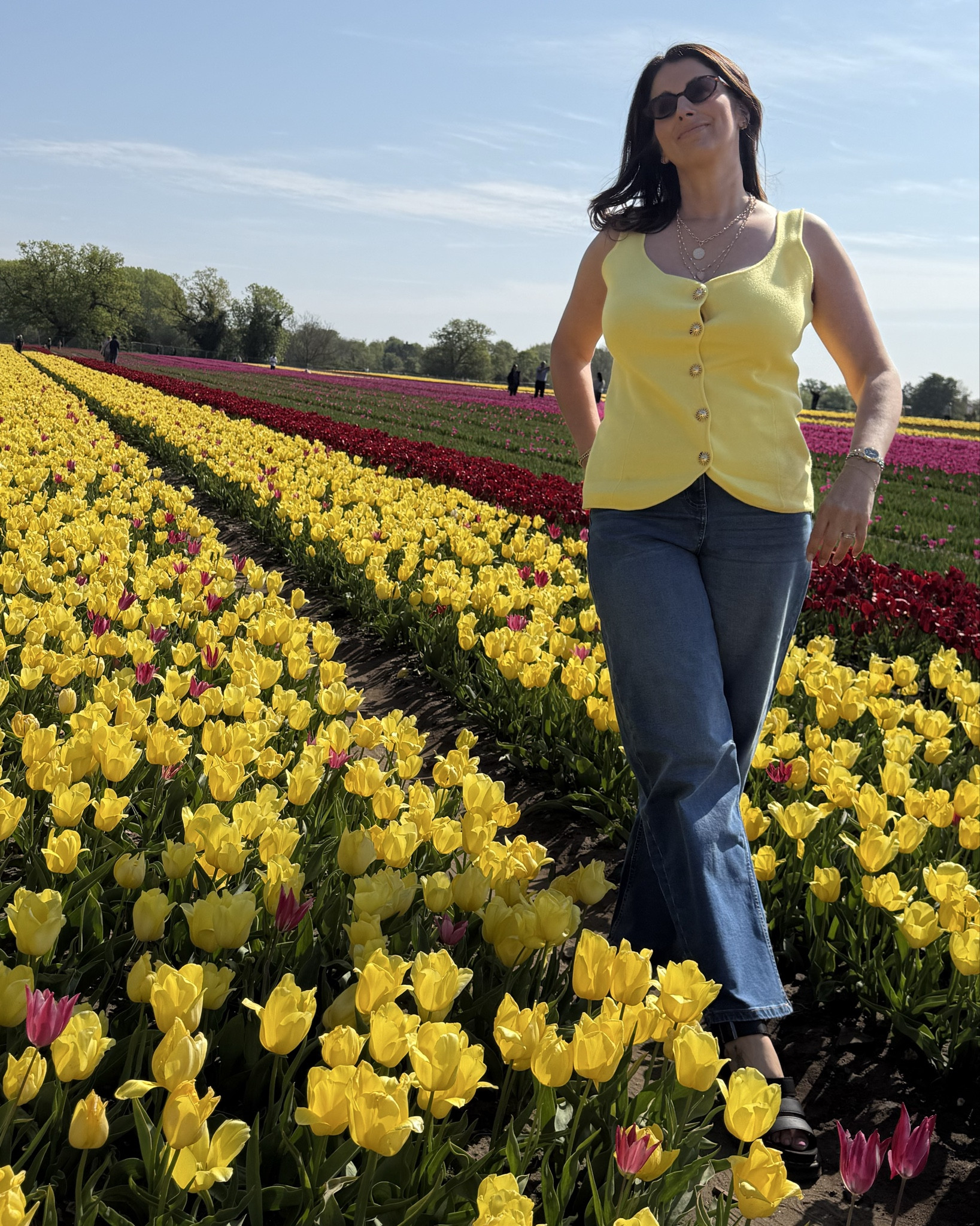 Tall girl OOTD Tulips 2026 🌷

How gorgeous is this yellow top such a beautiful colour and great if like me you would like to add more colour to your wardrobe. Also obsessed with these jeans barrel leg and in a gorgeous mid blue wash high waisted and the long is the perfect length for me 🙌🏼💛 All Long Tall Sally.
Height 5ft 11 wearing top size 14 jeans 12, long. 

#LTKTall 

#LTKmidsize #LTKsummer #LTKuk