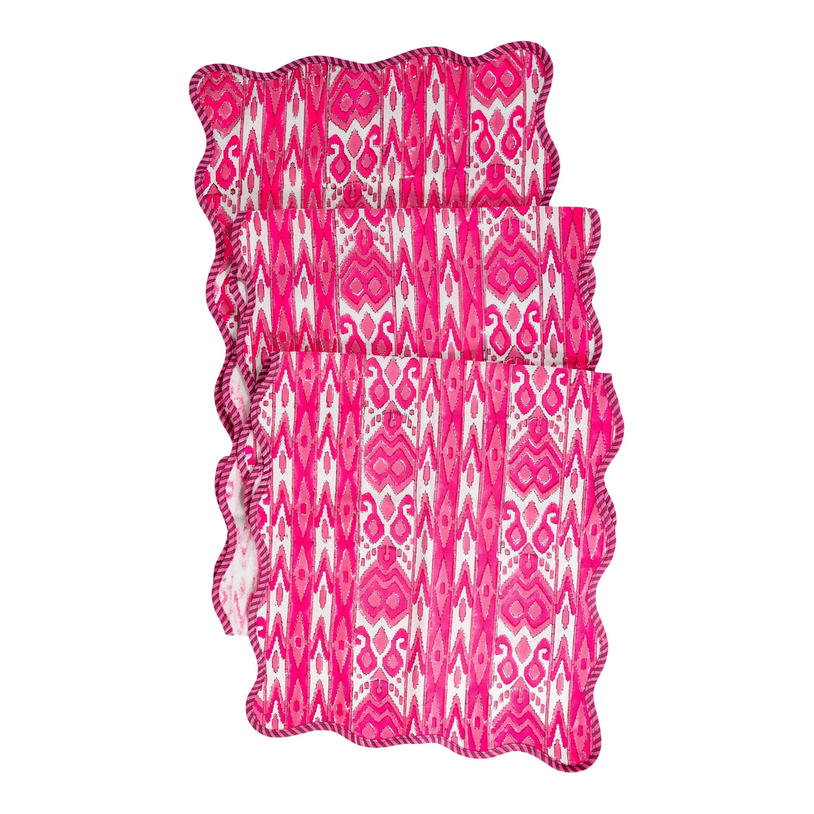 Furbish Poppy Table Runner, 16" x 90" | Chairish