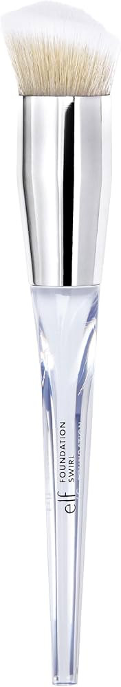 e.l.f. Precision Swirl Foundation Brush, Blends Liquid Foundation Smoothly Onto Skin, Triangular ... | Amazon (US)