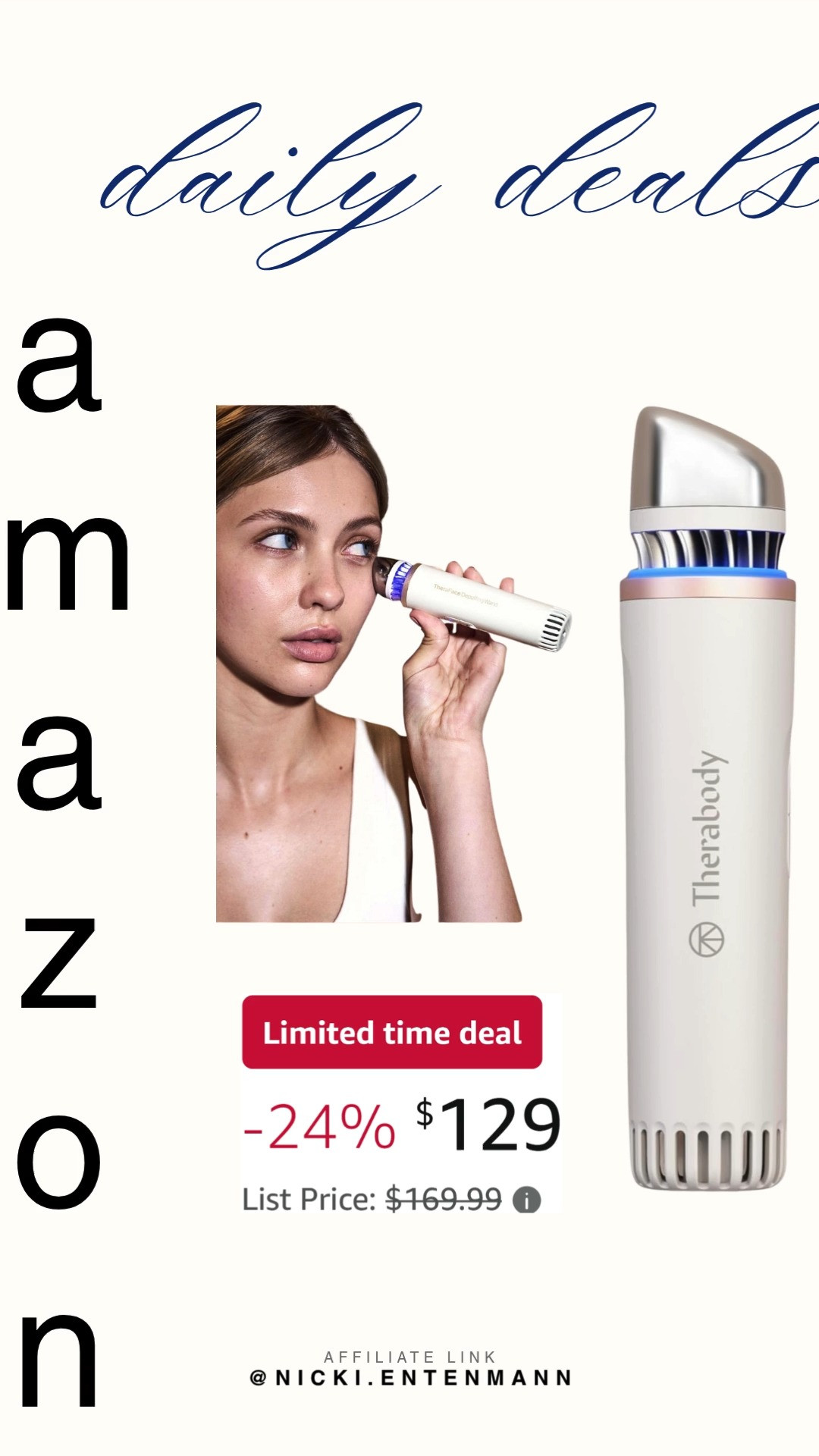 Elevate your skincare with the Therabody TheraFace Depuffing Wand, designed to refresh and revive for a radiant look. My activewear and accessories keep workouts fun and casual days stylish. 🌟💆‍♀️✨  

#therabody #theraface #skincare #beautycare #facialwand #glowingskin #activewear #style #shopping #ootd 

 #LTKselfcare #LTKSaleAlert #LTKBeauty