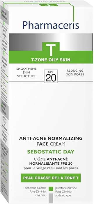 Pharmaceris T SEBOSTATIC DAY hydrating sebum normalizing face cream SPF 20 (50 ml) by Pharmaceris... | Amazon (US)