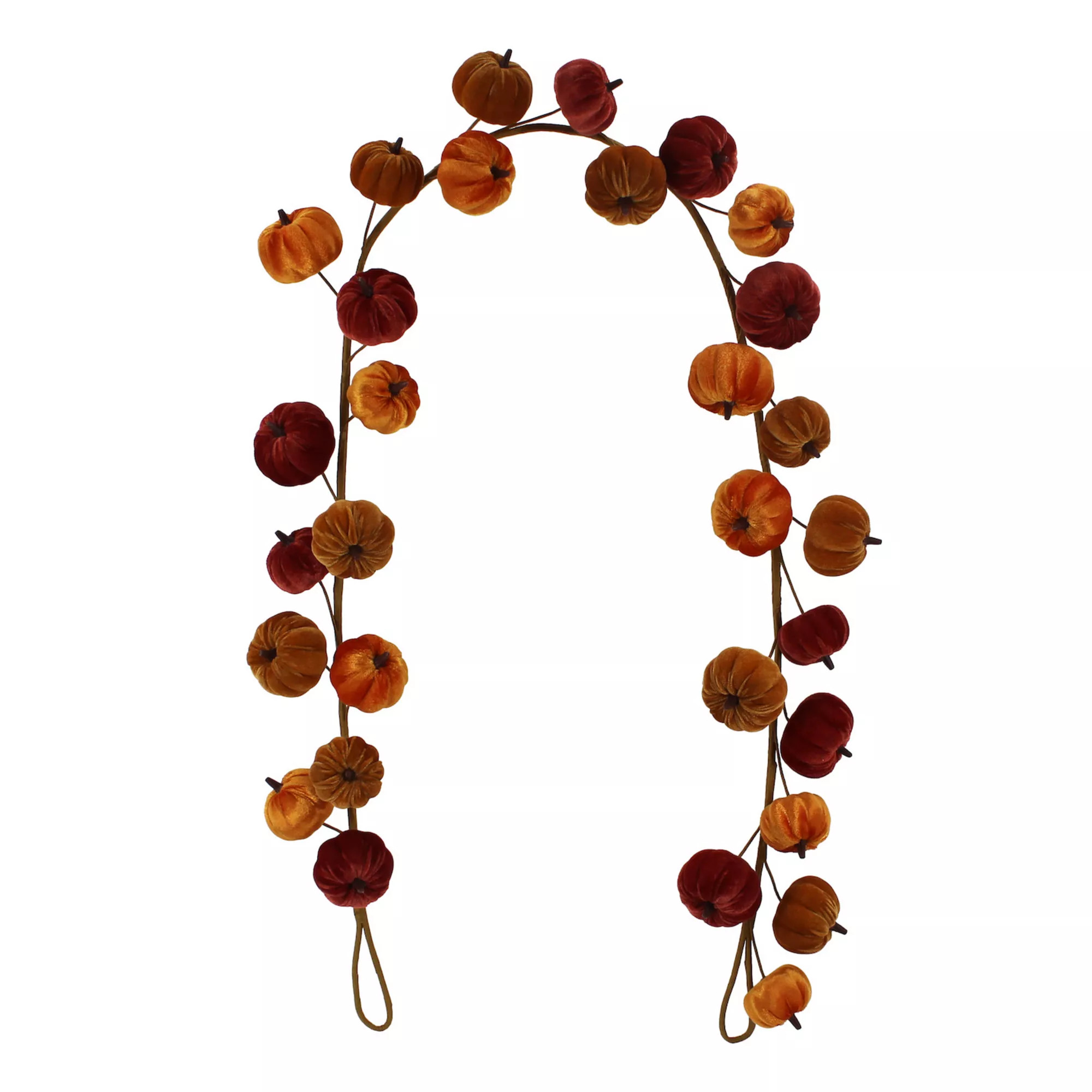 Celebrate Together™ Fall Velvet Pumpkin Garland | Kohl's