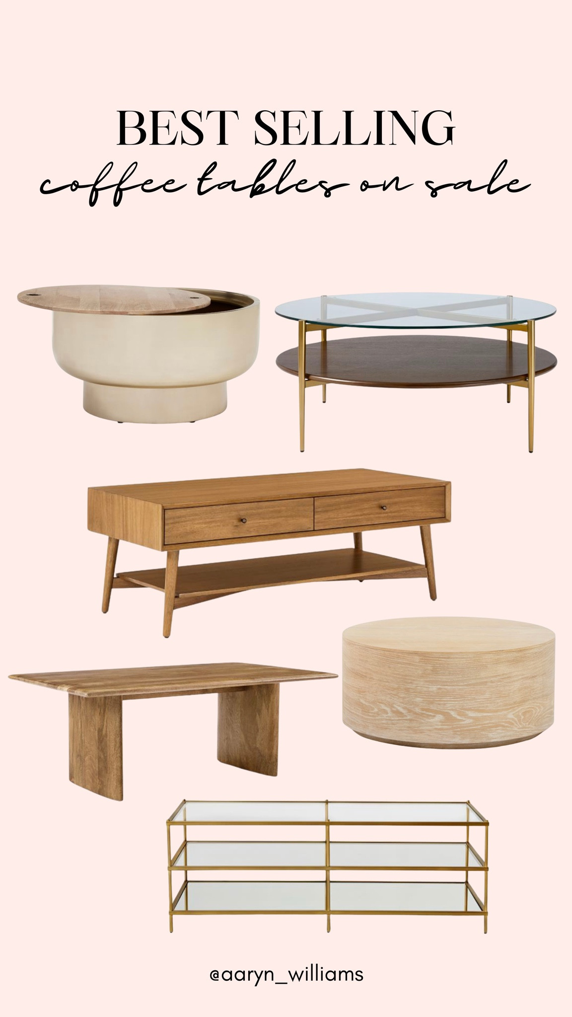 Gorgeous modern coffee tables on SALE at West Elm! Check out these best sellers 🤩✨

Home, furniture, coffee tables, home decor, inspo

#LTKMostLoved #LTKsalealert #LTKhome