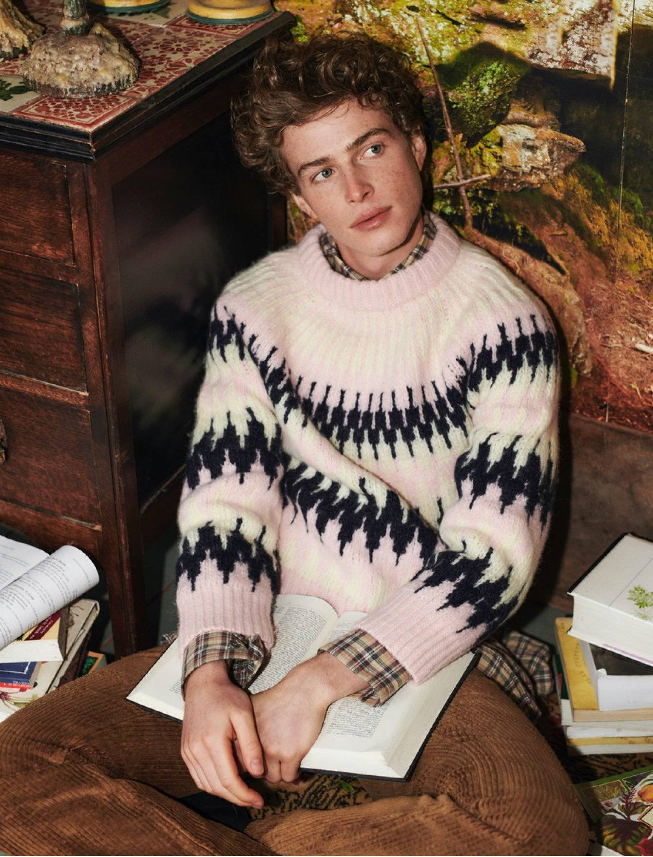 Gucci Gucci FW20 Zigzag Jacquard Cropped Wool Sweater | Grailed | Grailed