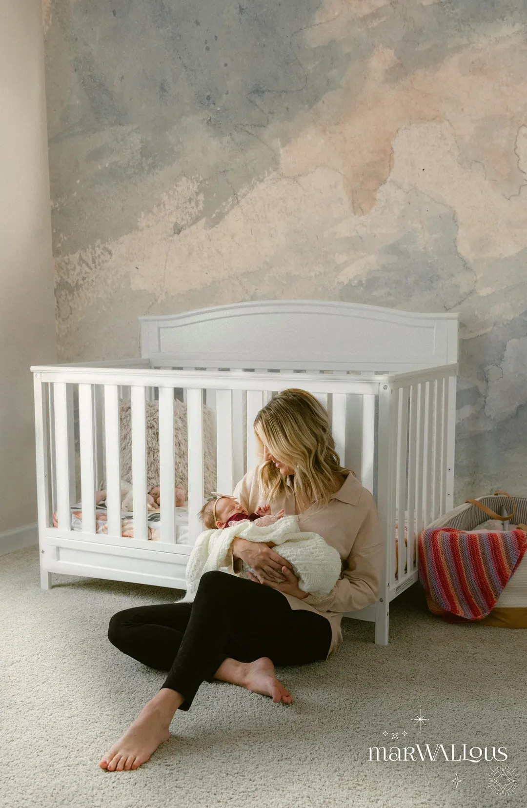 Boho Clouds Wall Mural, Watercolor Ombre, Peel and Stick 62 - Etsy | Etsy (US)