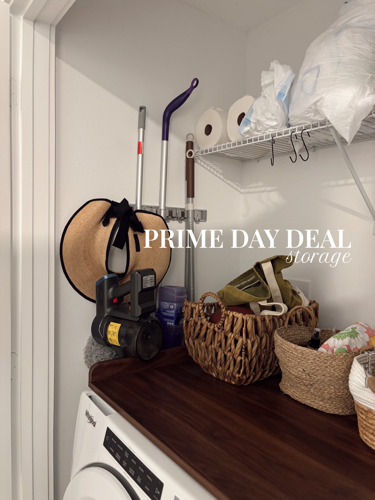 This wall mount holder is a game changer if you don’t have a ton of storage and want to make some space! 

#LTKU #LTKSaleAlert #LTKHome