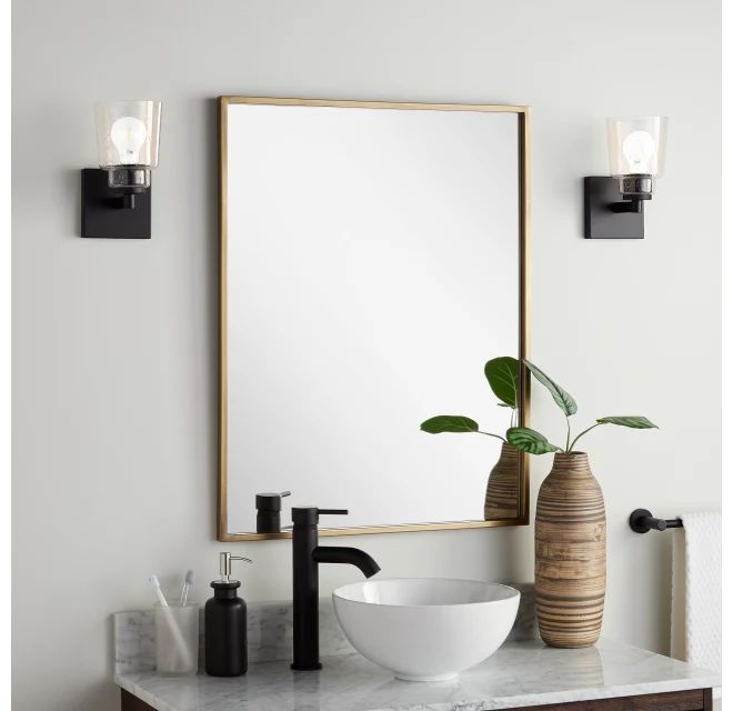 Dampier 31" x 24" Framed Bathroom Mirror | Build.com, Inc.