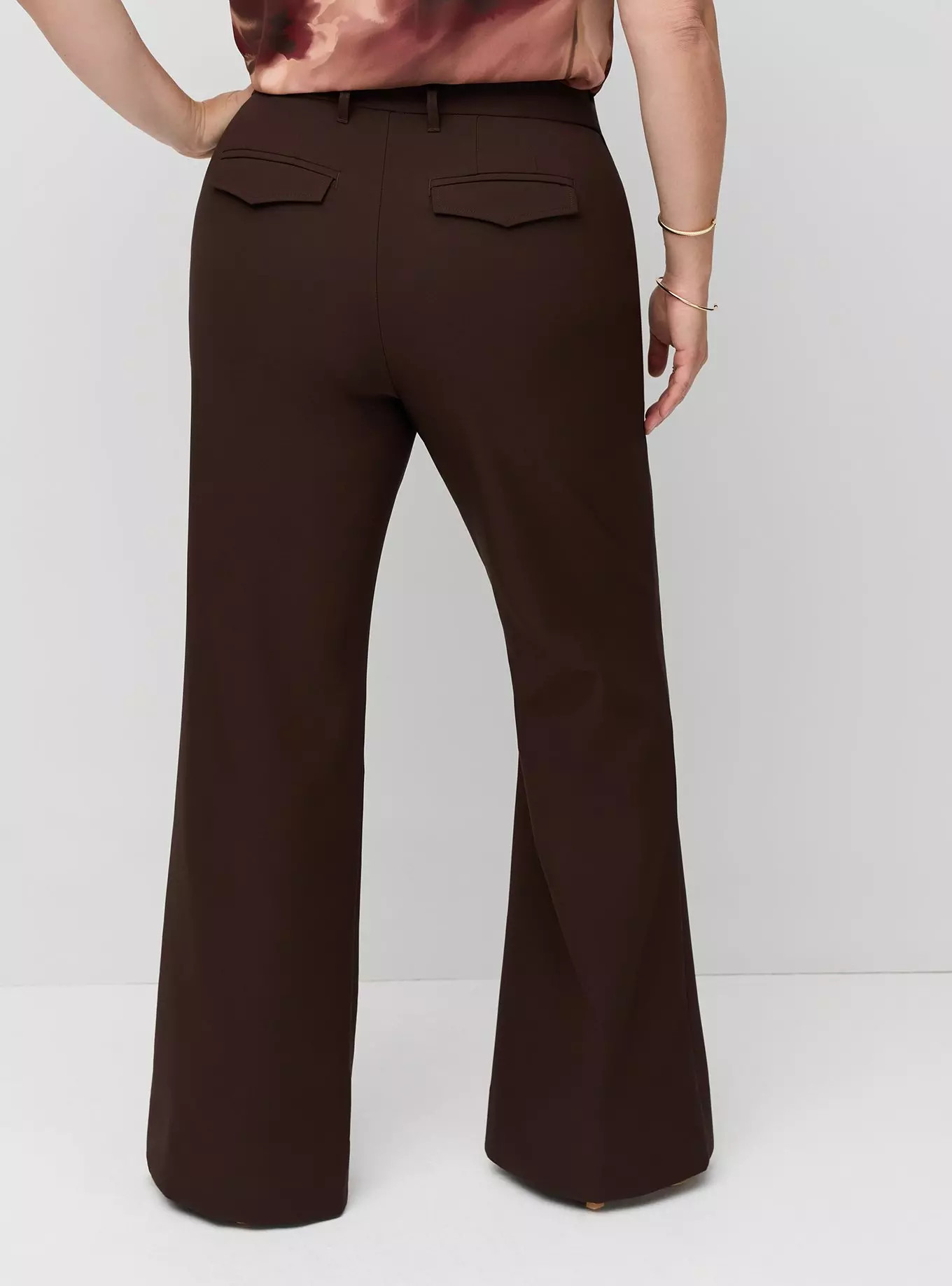 Studio High-Rise A-Line Flare Trouser | Torrid (US & Canada)