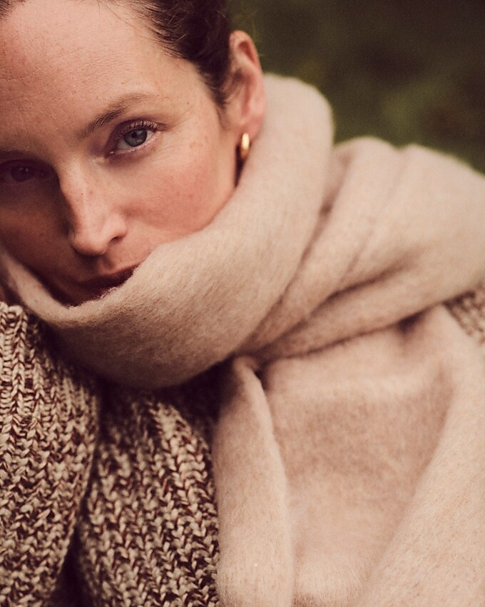 Brushed woven scarf | J. Crew US