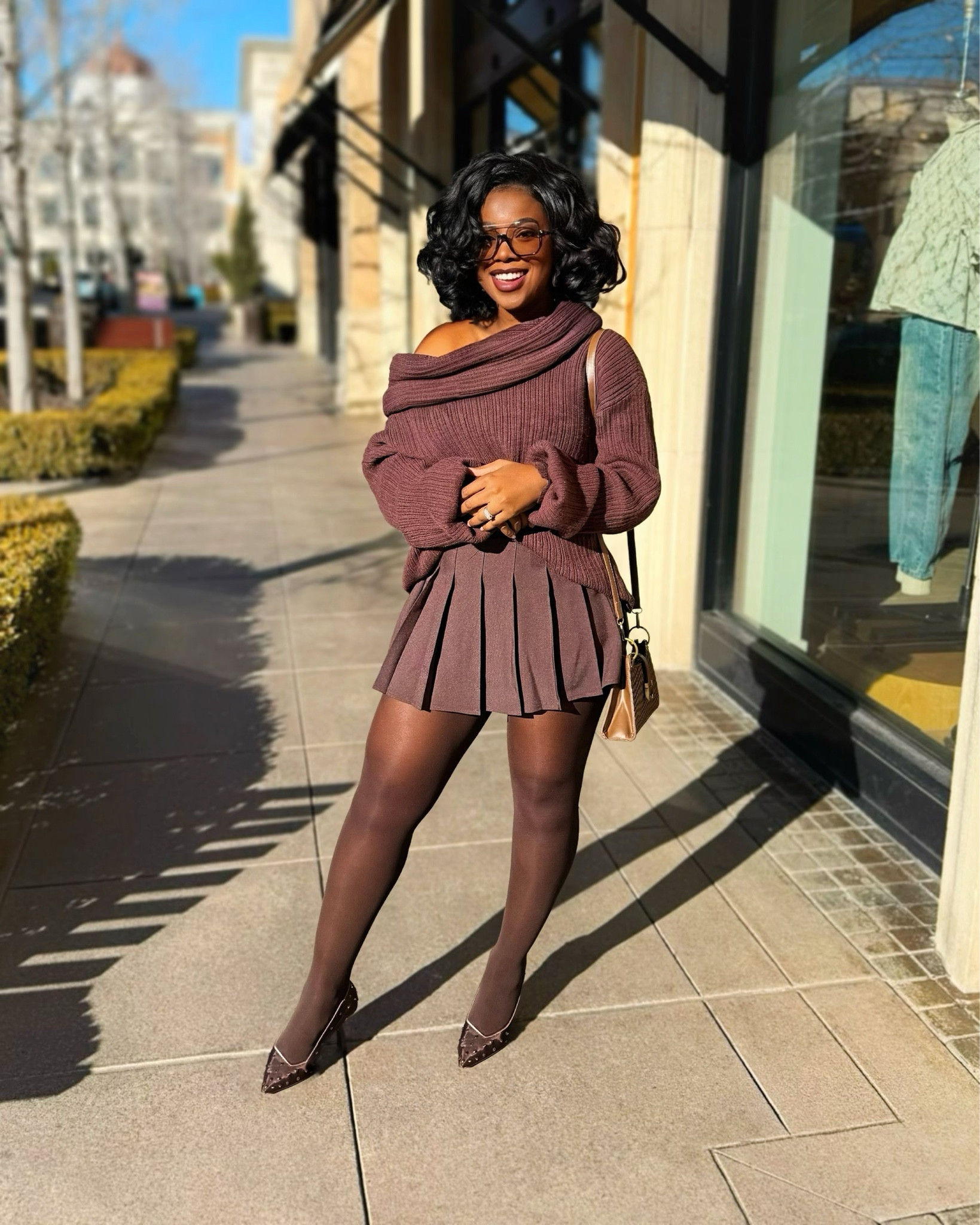 A brown monochrome look 🤎