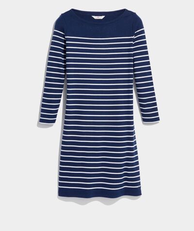 Striped Simple Boatneck Dress | vineyard vines