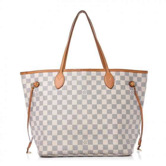 LOUIS VUITTON Damier Azur Neverfull MM | Fashionphile