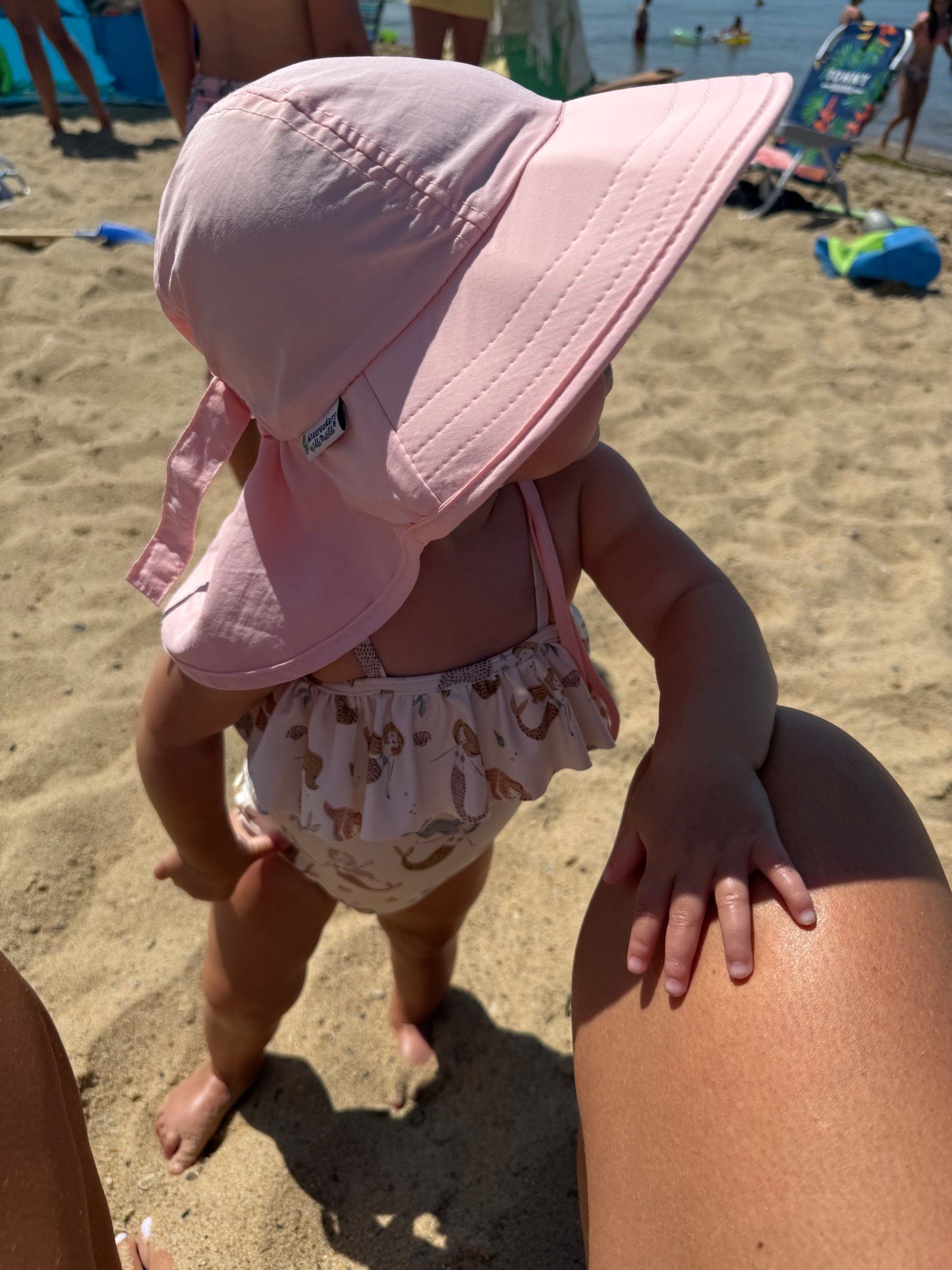 Baby bathing suit - FYI doesn’t have snaps for diaper changes!! 😭
Baby sun hat 

#LTKBaby #LTKSeasonal #LTKSwim