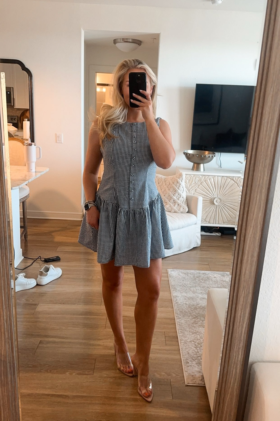 Size down if in between sizes

Target circle week wild fable gingham dress. Sundress. Winery outfit. Brunch outfit. Gingham dress. Navy gingham  

#LTKFindsUnder50 #LTKFindsUnder100 #LTKSaleAlert