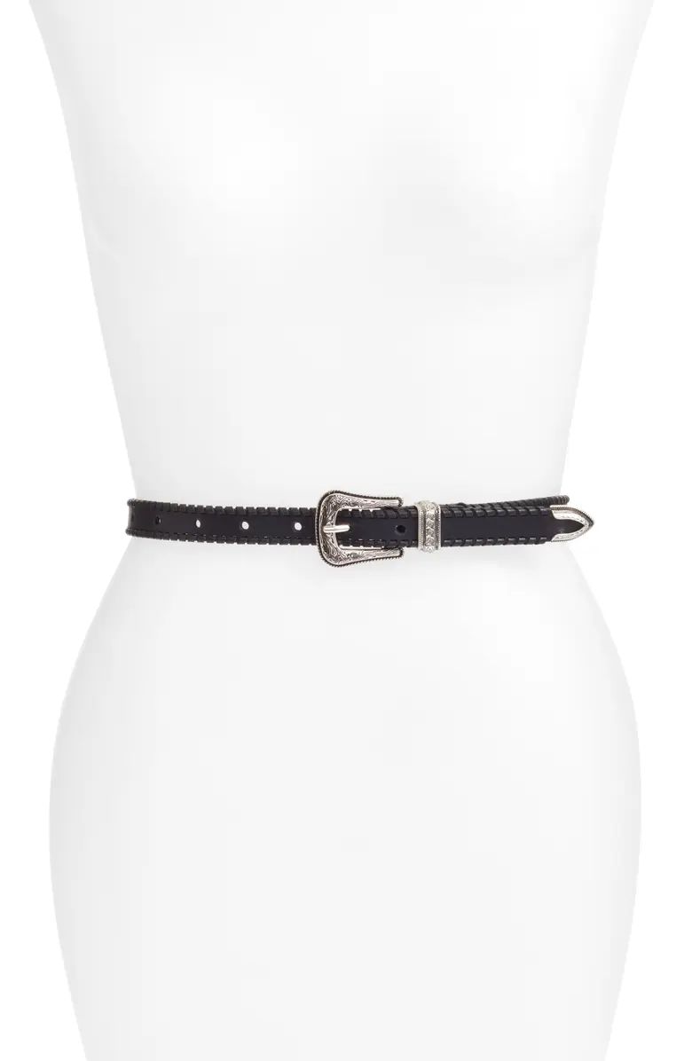 Whipstitch Leather Belt | Nordstrom