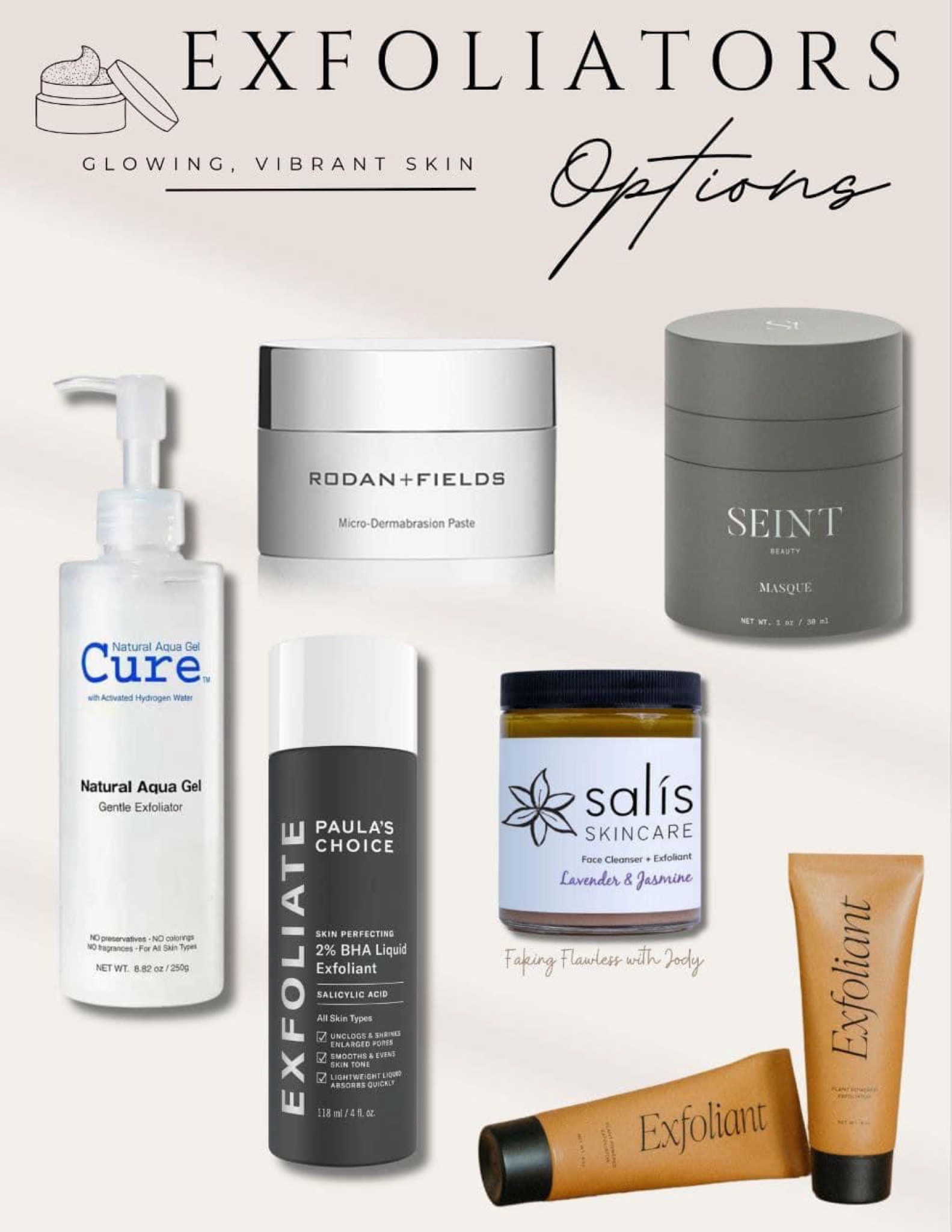 Here are my favorite Exfoliators and the benefits to exfoliating 1-2 times per week:
1. Improves skin's overall texture by removing dead skin cells
2. Helps to prevent premature aging, fine lines, and wrinkles
3. Removes excess oil and unclogs pores
4. Helps your skin better absorb other skincare

Linked the ones I could. Follow me on IG for more beauty tips or if looking for anything Seint related!

#LTKOver40 #LTKFindsUnder50 #LTKBeauty