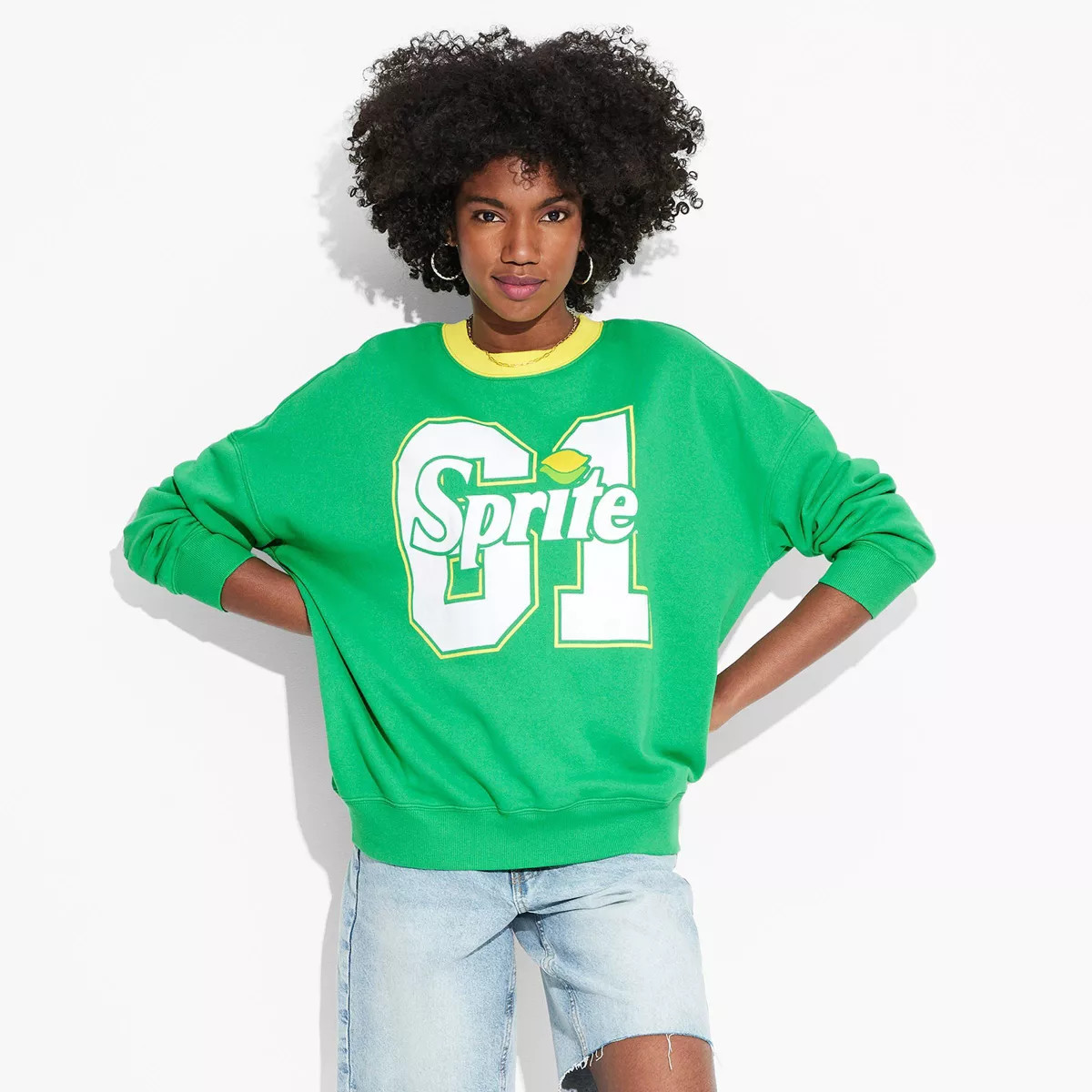 Women's Sprite Graphic Sweatshirt - Green | Target