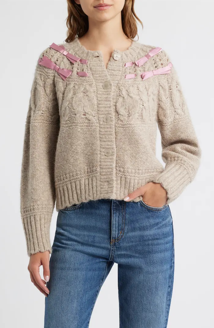 Clementian Alpaca & Wool Blend Cardigan | Nordstrom