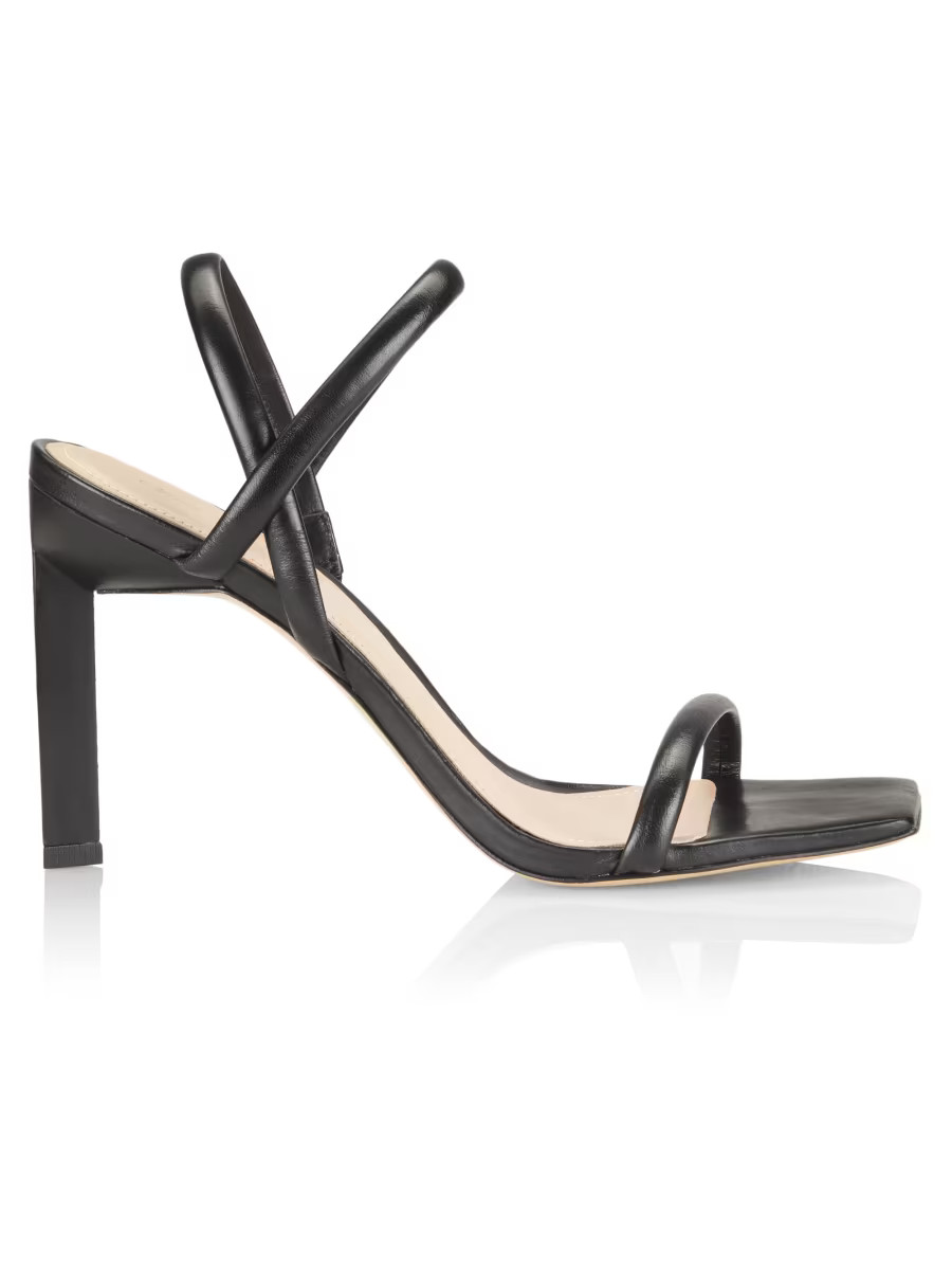 COLLECTION Strappy Leather Heels | Saks Fifth Avenue