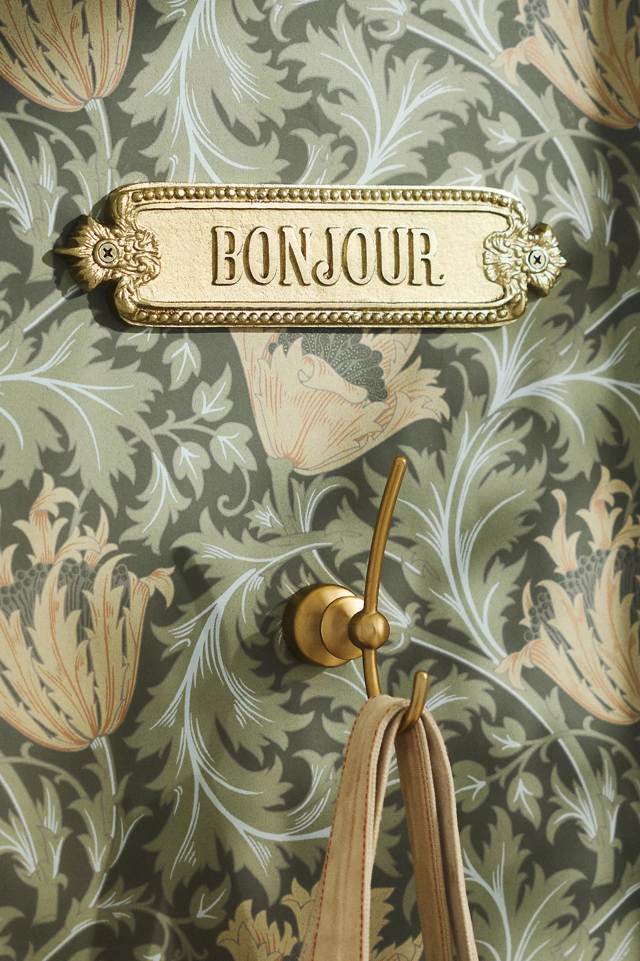 French Word Cottage Metal Sign | Anthropologie (US)