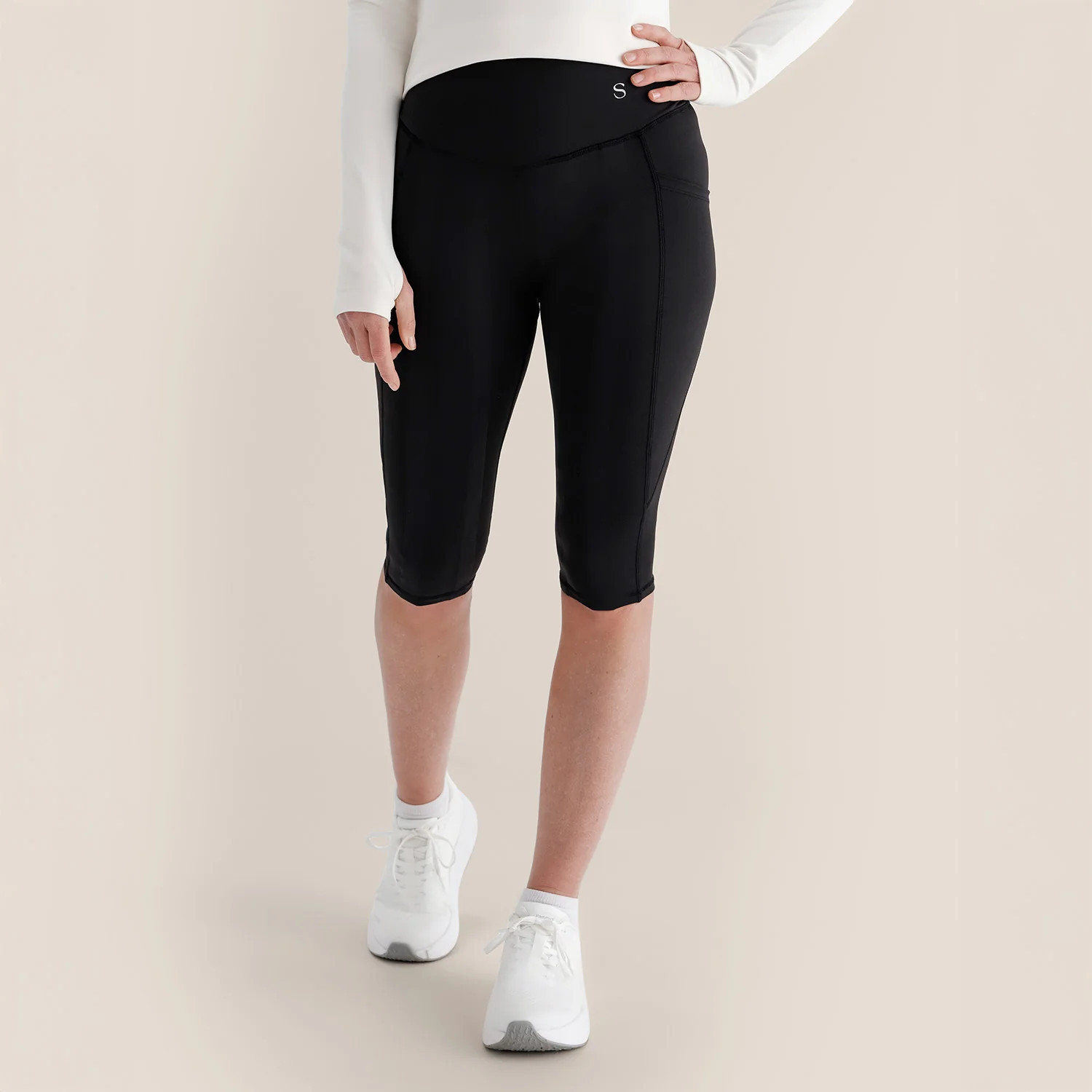 Capri Resistance Band Leggings | Skinnify