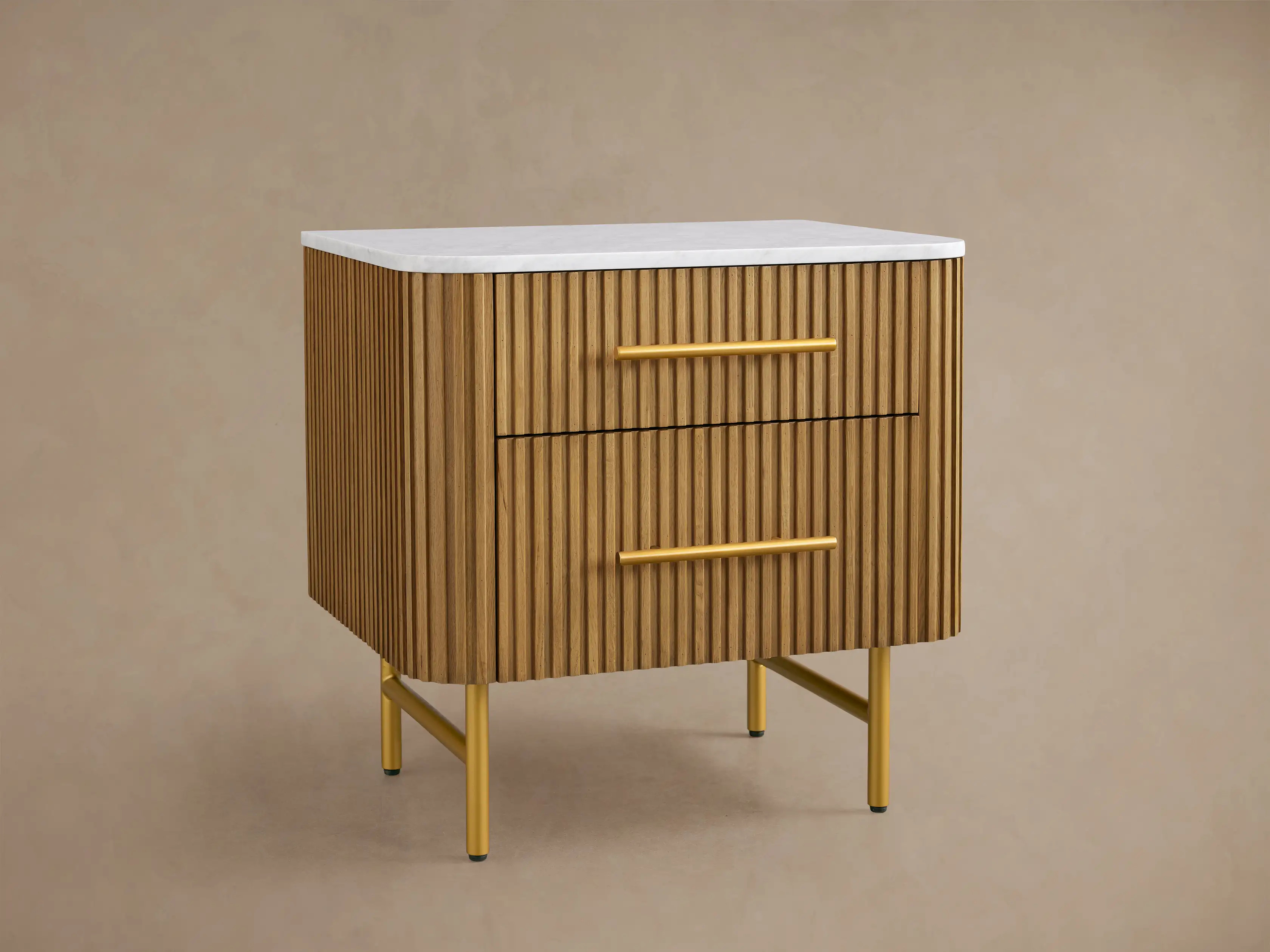 Finnley Closed Nightstand | Arhaus
