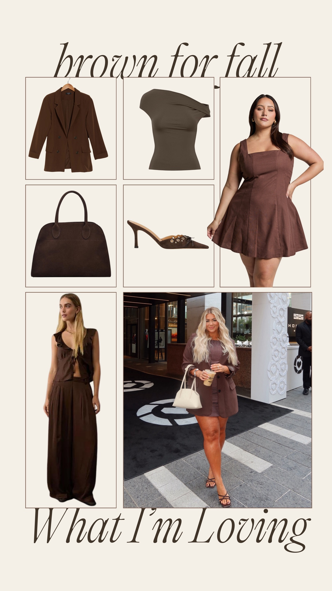 Beyond obsesssed with monochromatic browns this season🐻💼🤎 #fall #ootd #brown  

#LTKMidsize #LTKFallSale #LTKStyleTip
