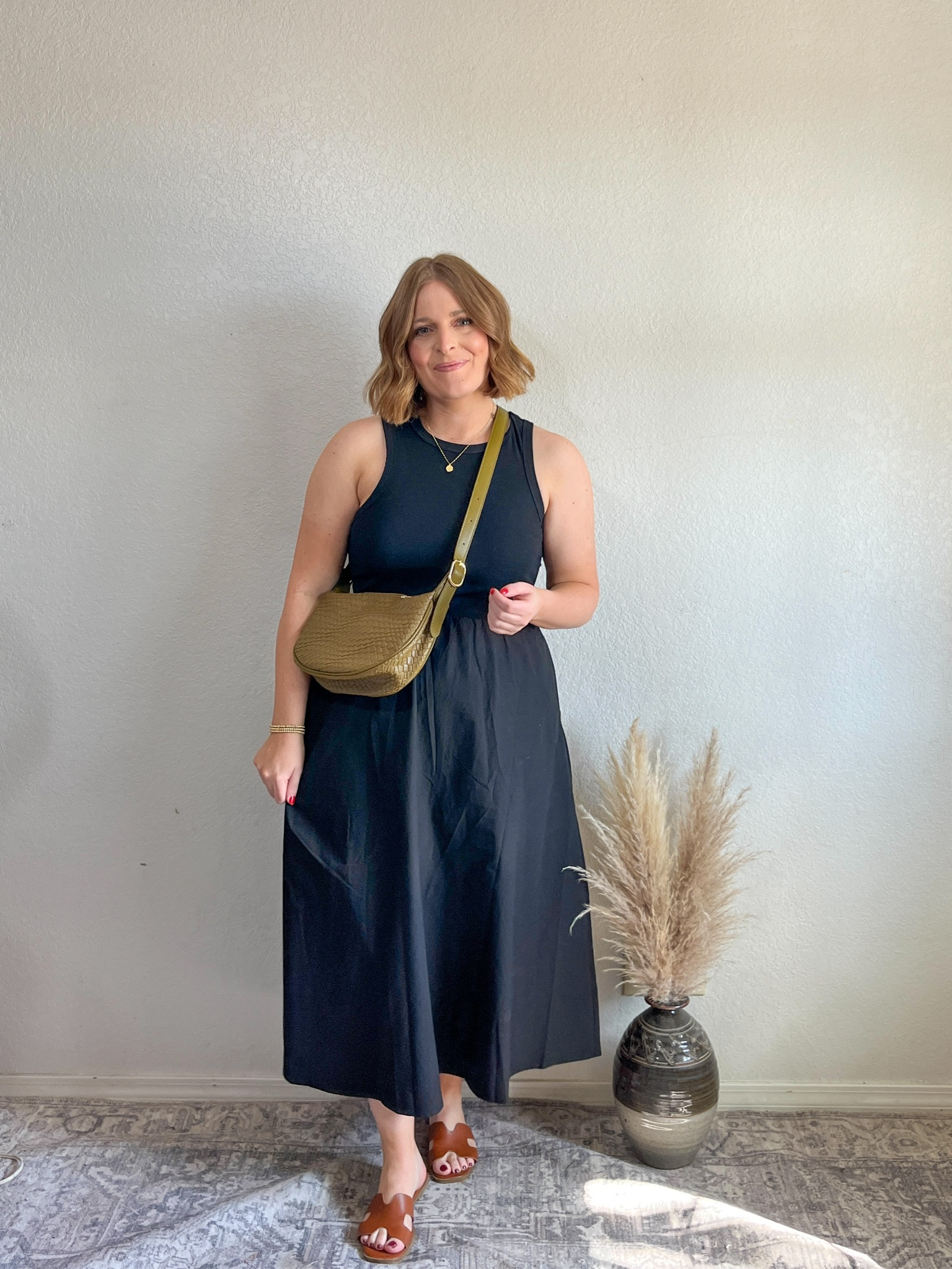 Amazon midi dress// love the mix of the two fabrics!

Wearing L (tts)

#LTKmidsize #LTKfindsunder50