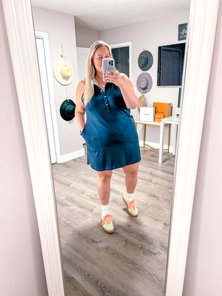 Casual polo sleeveless dress styles with these CUTE colorful platform sneakers and ruffle socks. The perfect athleisure look for a hot summer day. 

Plus size dress
Plus size casual dress
Plus size outfit 
Plus size summer outfit 
Plus size outfit idea
Summer dress 
Activewear dress
Platform sneakers
Platform shoes 

#LTKPlusSize #LTKActive #LTKSeasonal