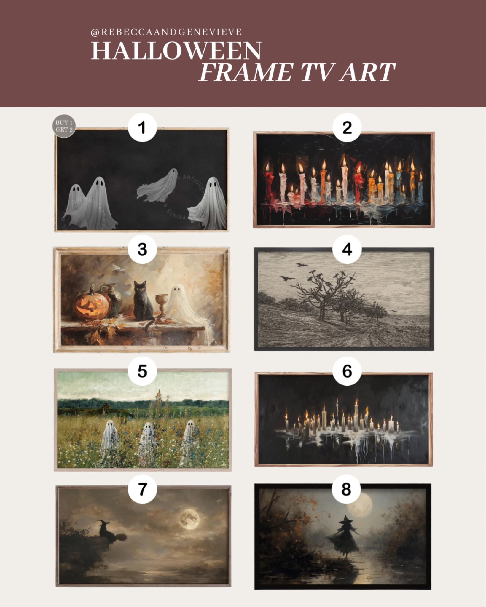 Frame tv art for Halloween!

#LTKFindsUnder50 #LTKHome #LTKHalloween