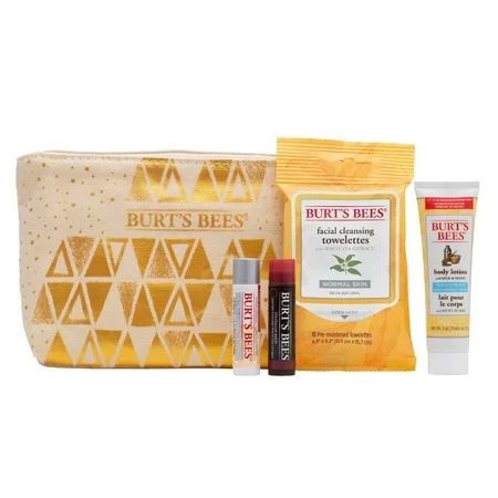 ($15 Value) Burt's Bees Skin Care Travel Holiday Gift Set, 4 Products - Walmart.com | Walmart (US)