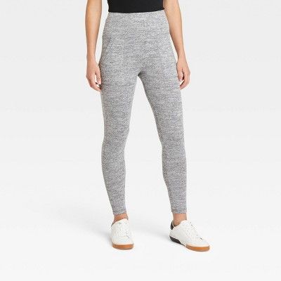 Women's Cozy Hacci Leggings with Pockets - A New Day™ | Target