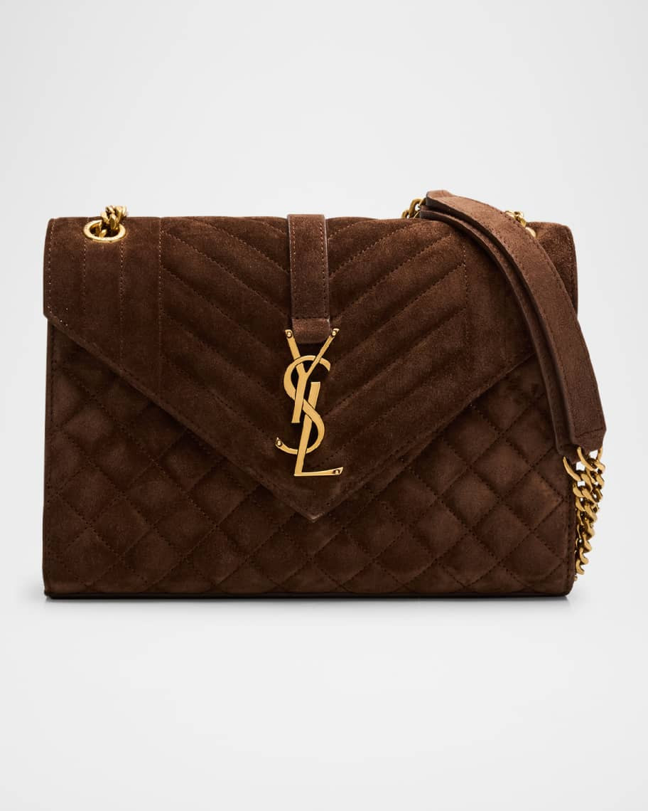 Saint Laurent Medium Envelope Chain Shoulder Bag | Neiman Marcus