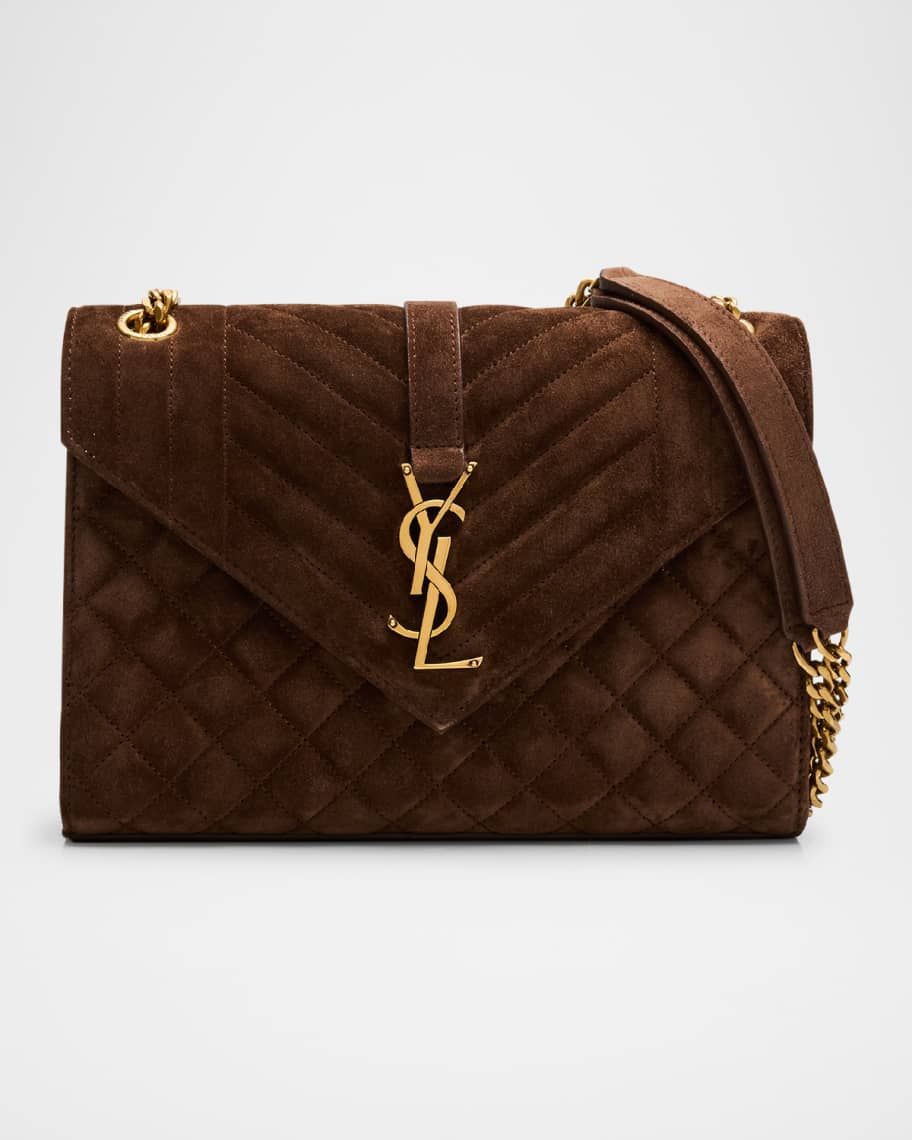 Saint Laurent Medium Envelope Chain Shoulder Bag | Neiman Marcus