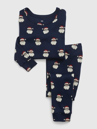 babyGap 100% Organic Cotton Santa PJ Set | Gap (US)