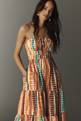 The Somerset Strapless Maxi Dress | Anthropologie (US)