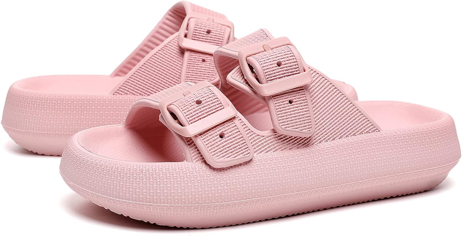 OCIOVAN Pillow Slippers Slides for Women and Men, Non-Slip Massage Foam Shower Bathroom Home Floo... | Amazon (CA)