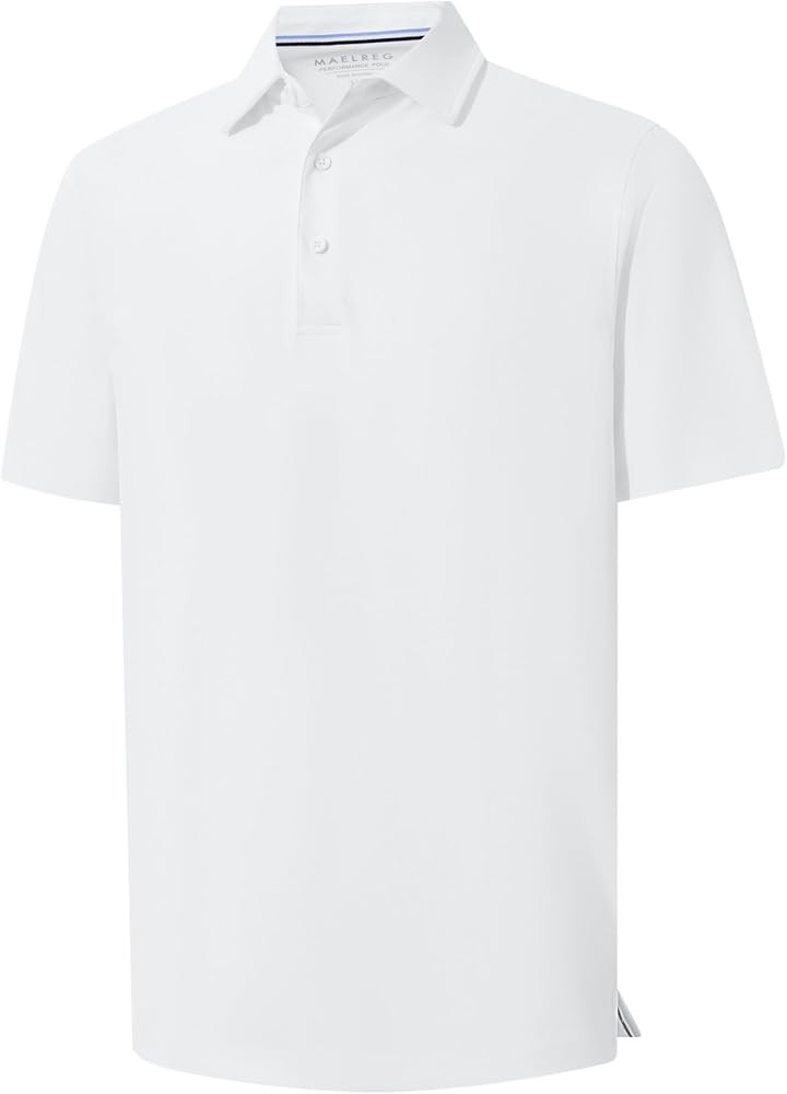 M MAELREG Golf Shirts for Men Dry Fit Waffle Textured Collared Short Sleeve Moisture Wicking Casu... | Amazon (US)
