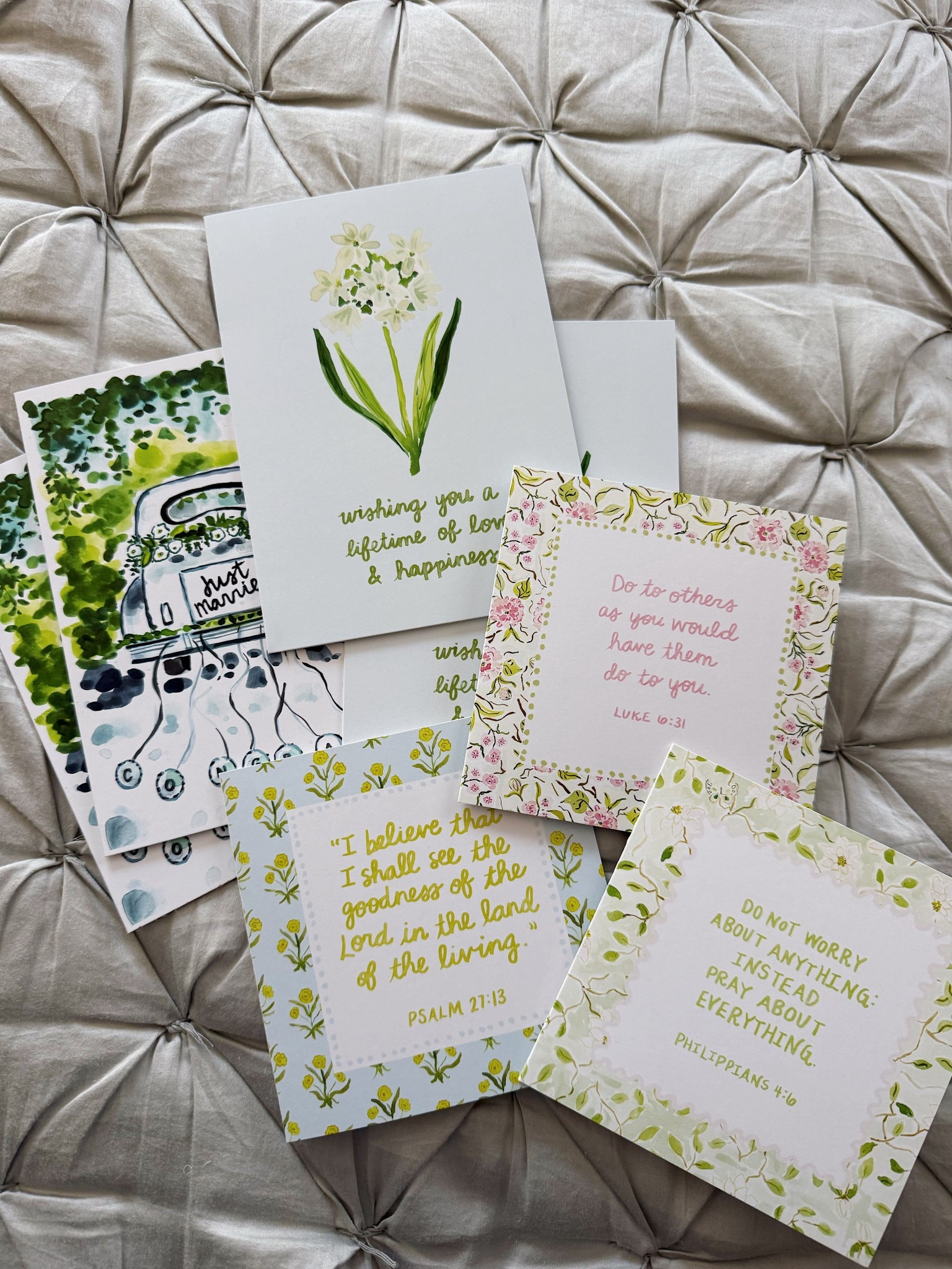 Evelyn Henson makes some of the most beautiful artwork and these cards are no exception! The perfect way to make a small gift like a card so meaningful!



#LTKSeasonal #LTKFindsUnder50 #LTKWedding